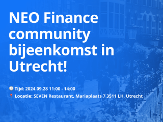 Doe mee aan de Exclusieve NEO Finance Community Bijeenkomst in Utrecht!